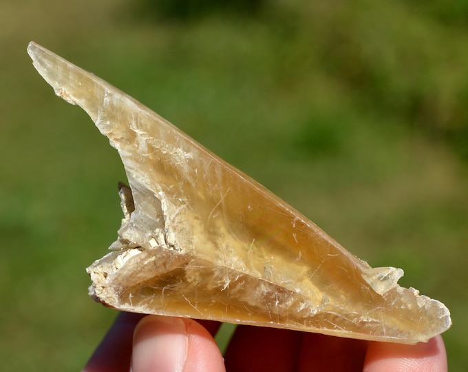 Gypsum "spearhead" 96 grams - Monthyon, Seine et Marne, France