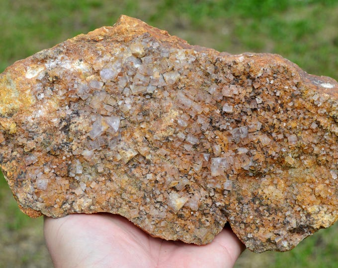 Fluorite 3580 grams - Valzergues, Villefranche-de-Rouergue, Aveyron, Occitanie, France