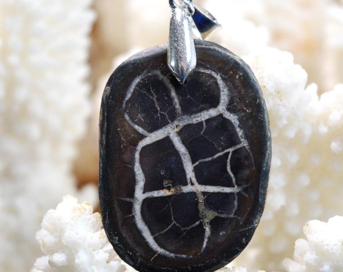 56-carat Septarian Stone - Natural Stone Cabochon Pendant - Morocco / FX73