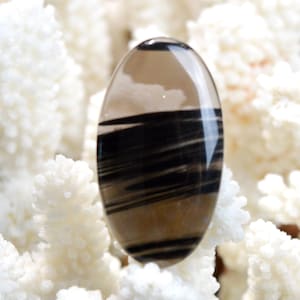 Obsidienne Midnight 45 carats - cabochon pierre naturelle - USA / EM16