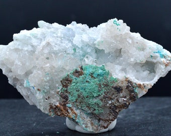 Chrysocolle Malachite Quartz 87 grammes - Milpillas Mine, Municipio de Cananea, Sonora, Mexique