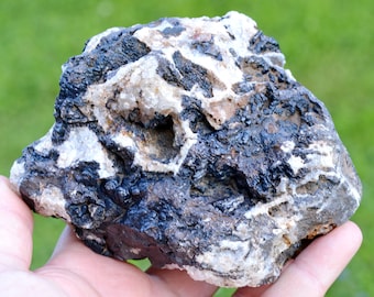 Goethite & Quartz 1140 grams - Steingraben Mine, Urbès, Thann-Guebwiller, Haut-Rhin, Grand Est, France