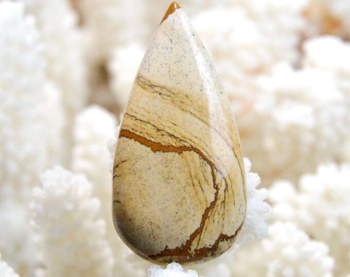 Landscape Jasper 56 carats - natural stone cabochon - Namibia / EQ16
