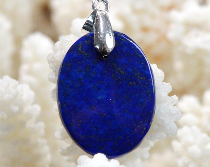 26-carat Lapis Lazuli - natural stone cabochon pendant - Afghanistan /FY90