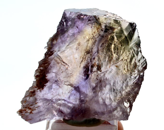 Quartz var. Ametrine 13 grams - Anahi Mine, Puerto Suárez Municipality, Germán Busch Province, Santa Cruz, Bolivia