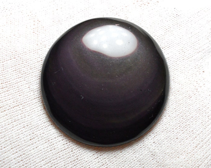 Obsidian 69 carats - natural stone cabochon - Mexico / FC31