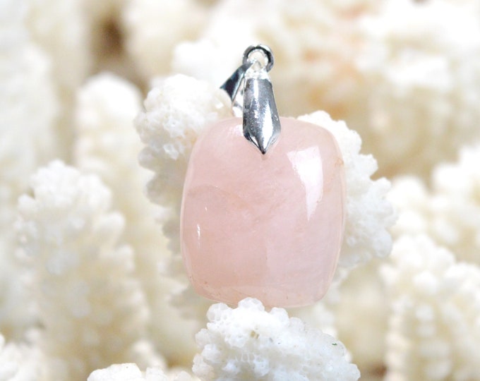 Morganite 29 carats - pendentif cabochon pierre naturelle - Pakistan / EI43