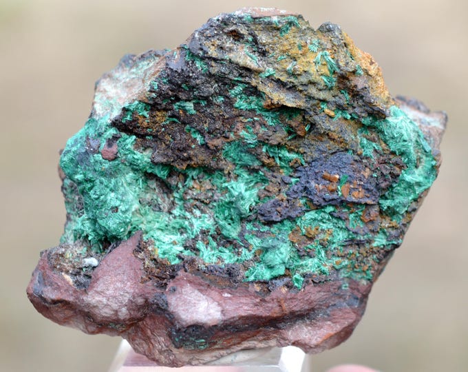 Malachite 109 grams - Mashamba West Mine, Sicomines copper-cobalt project, Mutshatsha, Lualaba, DR Congo