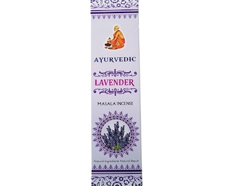 Incense - Ayurvedic - Lavender Scent - One box