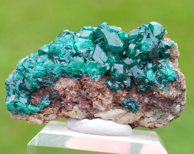 Dioptase 30 grams - Tantara Mine, Shinkolobwe, Kambove Territory, Haut-Katanga, DR Congo