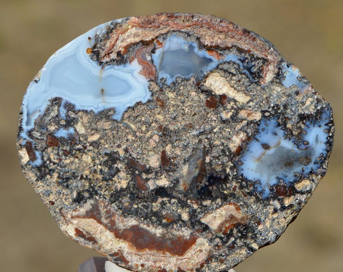 Agate 212 grams - Lierbach valley, Oppenau, Oberes Renchtal, Ortenaukreis, Freiburg Region, Baden-Württemberg, Germany