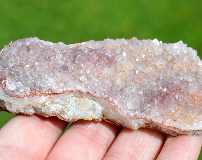 Hematoid Quartz & Amethyst 187 grams - L'Argentolle, Saint-Prix, Saint-Léger-sous-Beuvray, Saône-et-Loire, France