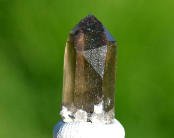 Smoky quartz 3.1 grams - Minstigertal (Münstigertal), Münster, Goms, Valais, Switzerland