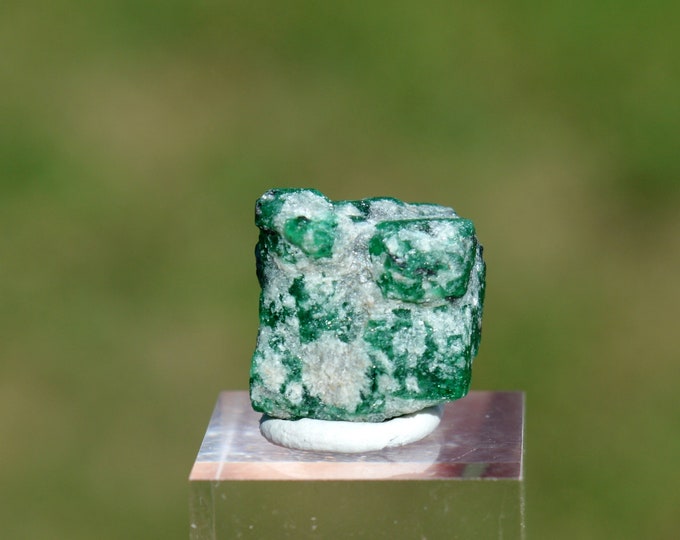 Beryl var. Emerald 18.5 carats - Gujar Killi Emerald Deposit, Shangla District, Khyber Pakhtunkhwa Province, Pakistan