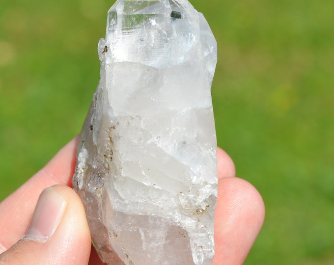 Double-terminated quartz 109 grams - Bierghes, Rebecq, Walloon Brabant, Wallonia, Belgium