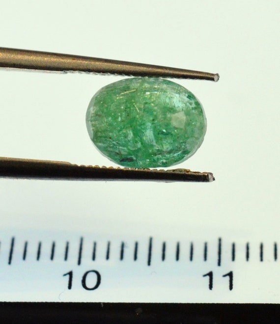 Émeraude Naturelle 1,09 Carats - Non Traité - Provenance Zambie - Neuf Avec Certificat/étiquettes