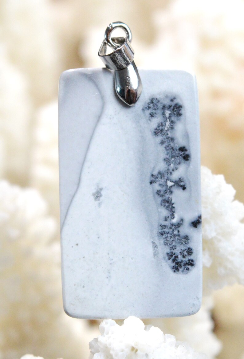 Jaspe maligano 40 carats Indonesia REF AL88 cabochon pendant natural stone