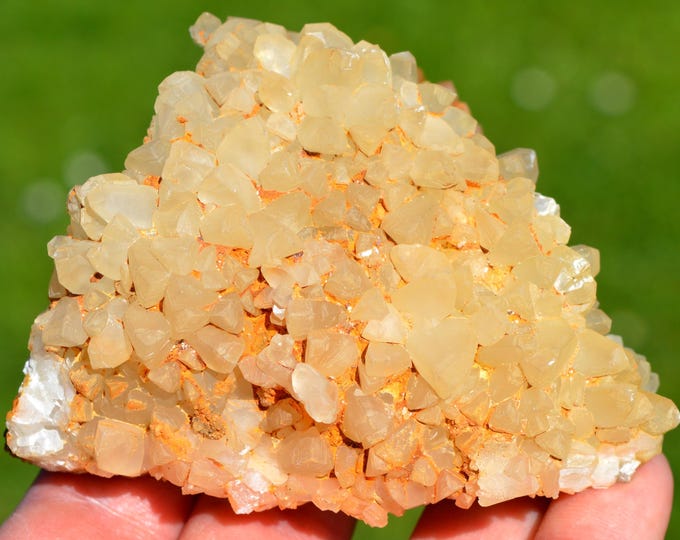 Calcite 390 grams - Limestone quarry, Limont-Fontaine, Maubeuge, Avesnes-sur-Helpe, Nord, Hauts-de-France, France