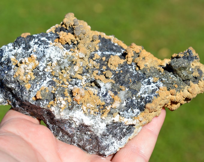 Pyrite & Sphalerite Tetrahedrite 798 grams - Cavnic Mine, Cavnic, Maramureș, Romania