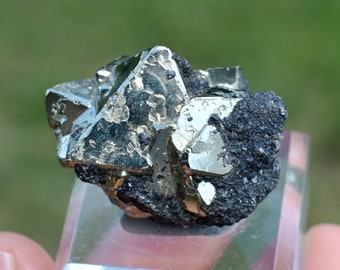 Pyrite & Sphalerite 66 grams - Huanzala Mine, Huallanca, Huallanca District, Bolognesi Province, Áncash, Peru