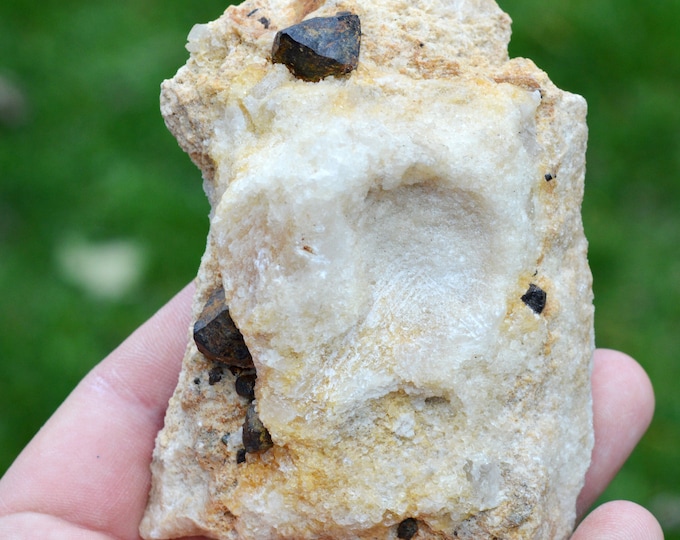 Pyrite psd Goethite 322 grams - Luzenac, Foix, Ariège, Occitanie, France