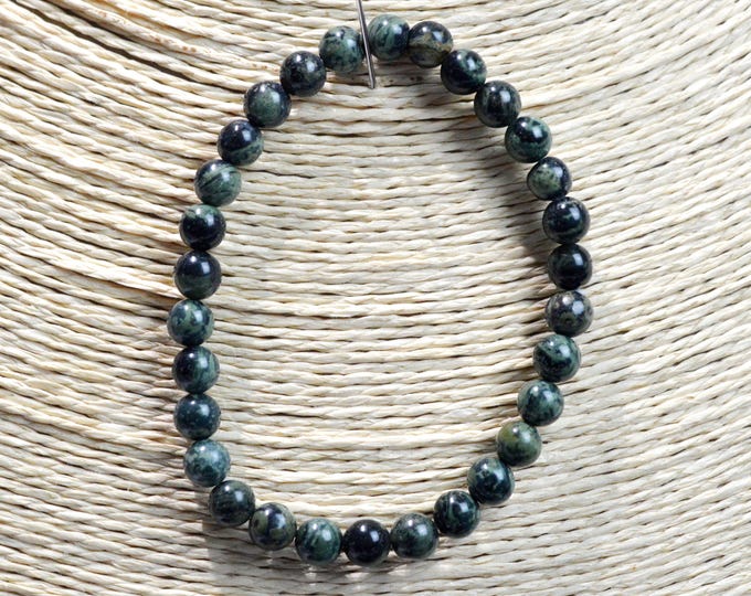 Bracelet - Jaspe kambaba- perles 6 mm - Madagascar
