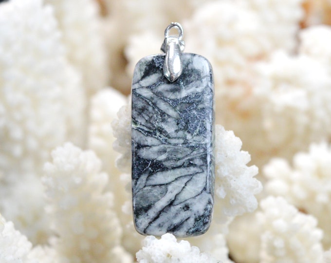 29 carat Pinolite - natural stone cabochon pendant - Austria // DY45