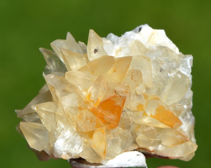 Calcite 43 grams - Limestone quarry, Limont-Fontaine, Maubeuge, Avesnes-sur-Helpe, Nord, Hauts-de-France, France