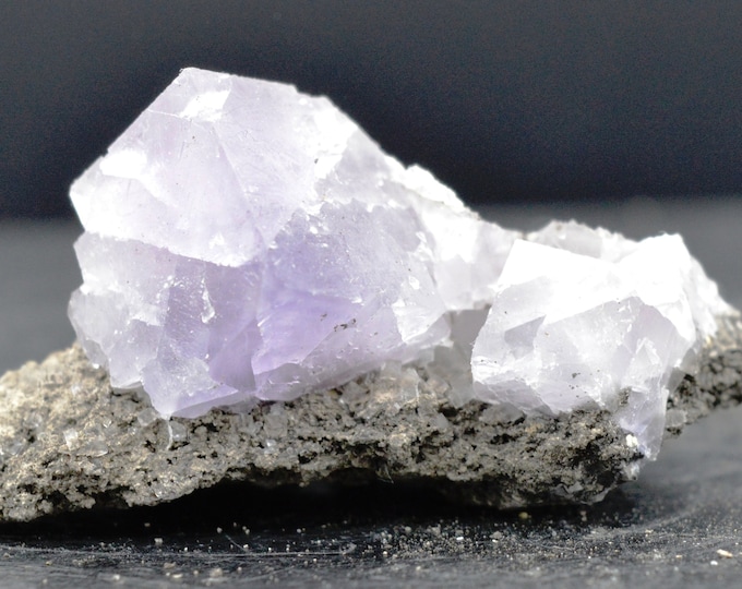 Fluorite & Calcite - 24 grams - Durfort, Gard, France - Year 1990-92