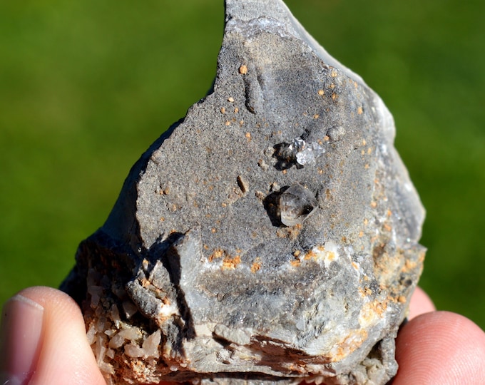 Septarian & Quartz 128 grams - Col de Peyruergue, Saint-Sauveur-Gouvernet, Nyons, Drôme, Auvergne-Rhône-Alpes, France
