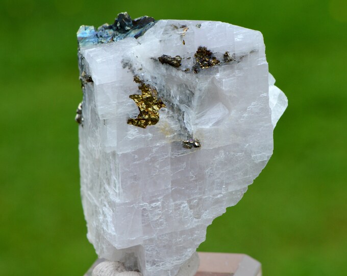 Chalcopyrite & Calcite 90 grams - Kamoya South II Mine, Kamoya, Kambove, Kambove Territory, Haut-Katanga, DR Congo