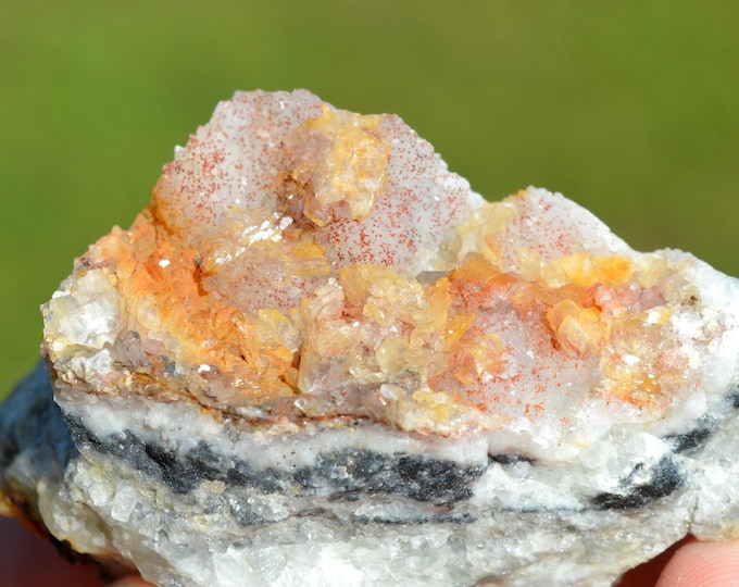 Hematoid Quartz 89 grams - L'Argentolle, Saint-Prix, Autun, Saône-et-Loire, Burgundy-Franche-Comté, France