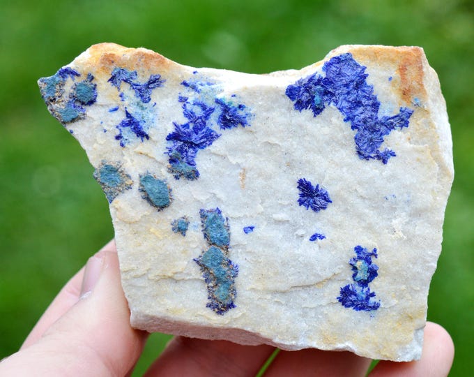 Azurite 307 grams - Cap Garonne Mine, Le Pradet, Toulon, Var, Provence-Alpes-Côte d'Azur, France