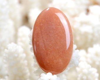 42 carat red aventurine - natural stone cabochon - Canada / ER16