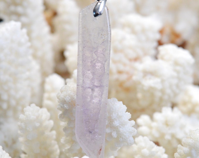 Agate Polyedrique 32 carats - pendentif pierre naturelle - Brésil // DB34