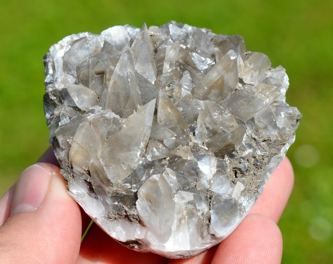 Calcite 140 grams - Bagard, Alès, Gard, Occitanie, France