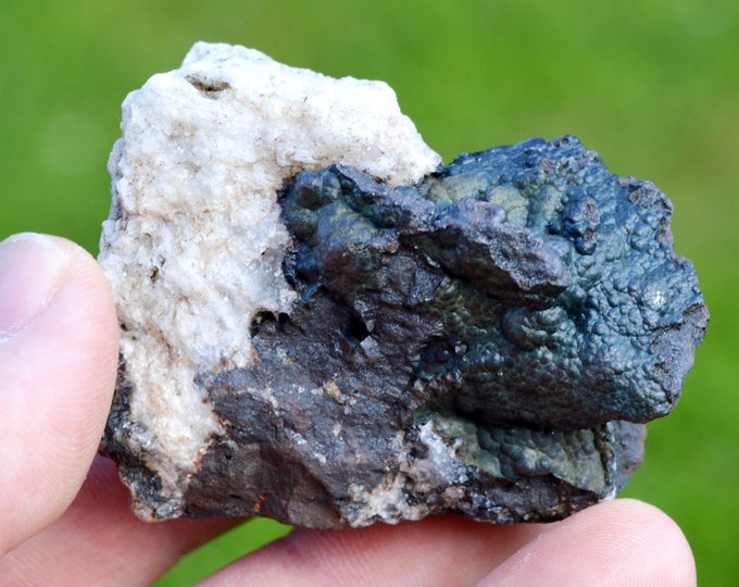 Goethite & Quartz 115 grams - Steingraben Mine, Urbès, Thann-Guebwiller, Haut-Rhin, Grand Est, France