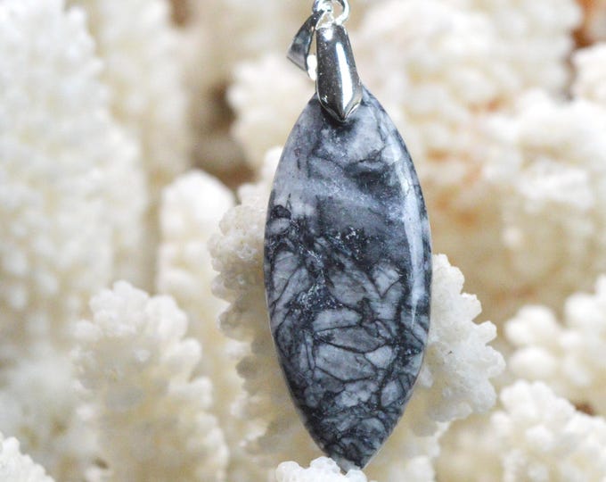 Pinolite 32 carat - natural stone cabochon pendant - Austria / FS13