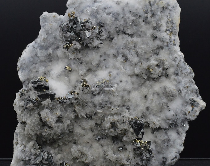 Tetrahedrite pyrite et quartz - 293 grammes -  Cavnic Mine, Roumanie