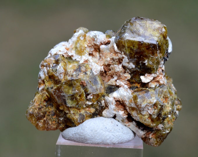 Grossular Garnet & Chlorochlore 25 grams - Sandaré, Sandaré Commune, Nioro du Sahel Circle, Kayes Region, Mali
