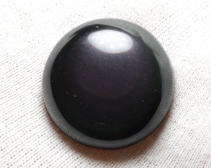 Obsidian 90 carats - natural stone cabochon - Mexico / FC28