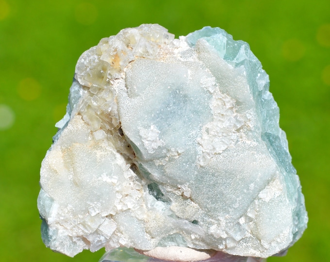 Fluorite 182 grams - La Barre Mine, Saint-Jacques-d'Ambur, Puy-de-Dôme, Auvergne-Rhône-Alpes, France