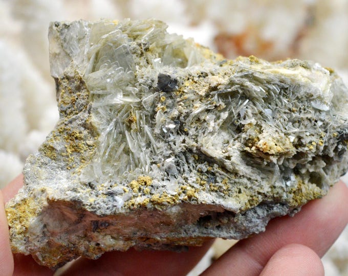 Baryte 289 grams - Le Buisson Mine, Montmirat, Saint-Étienne-du-Valdonnez, Mende, Lozère, Occitanie, France