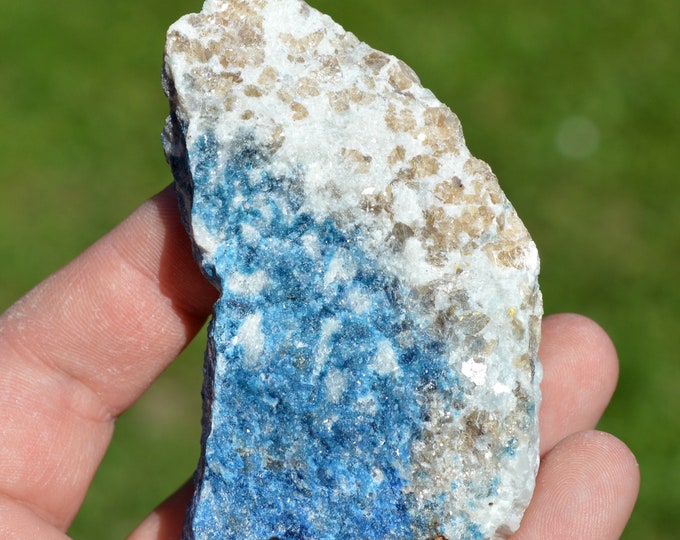 Lazurite & Muscovite 190 grams - Ladjuar Medam, Sar-e-Sang, Kuran wa Munjan District, Badakhshan, Afghanistan