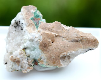 Coronadite on Calcite & Malachite 33 grams - Tsumeb Mine, Tsumeb, Oshikoto Region, Namibia
