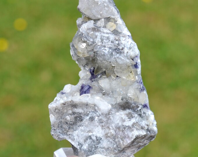 Calcite & Fluorite 109 grams - Maizeret, Andenne, Namur, Wallonia, Belgium