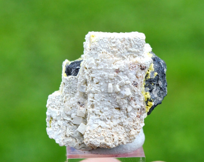 Galena Pyromorphite 65 grams - L'Argentolle, Saint-Prix, Autun, Saône-et-Loire, Burgundy-Franche-Comté, France
