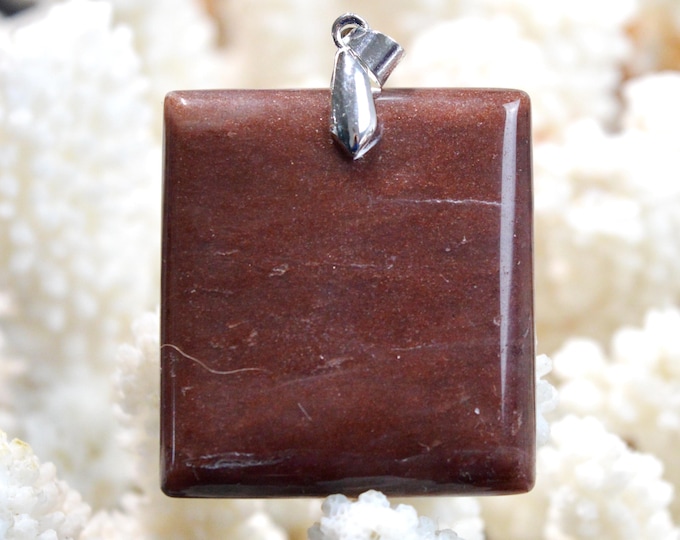 101 Carat Red Jasper - Natural Gemstone Cabochon Pendant - USA / FP1