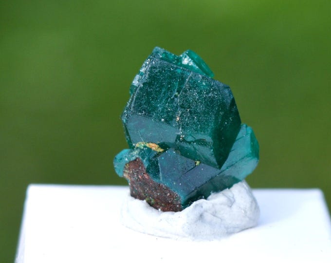 Dioptase 1.7 grams - Tantara Mine, Shinkolobwe, Kambove Territory, Haut-Katanga, DR Congo