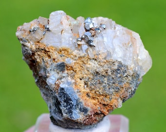 Carrollite & Quartz calcite 85 grams - Kamoya South II Mine, Kamoya, Kambove District, Haut-Katanga, DR Congo